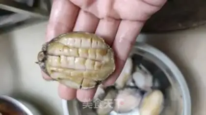 Make Abalone red meat step 5