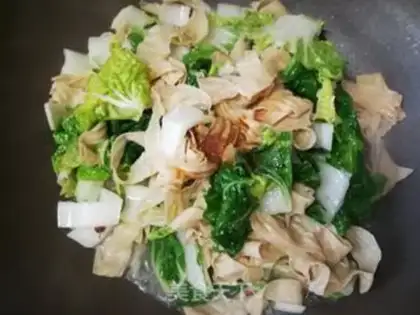 Make Yellow cabbage makes artificial meat step 8
