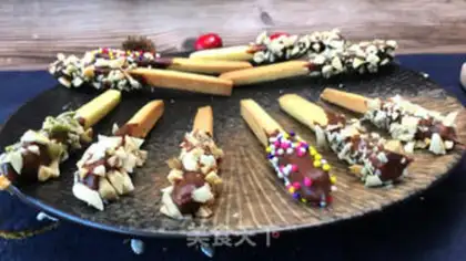 Make Chocolate crackers step 12