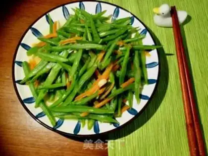Make Garlic beans step 5