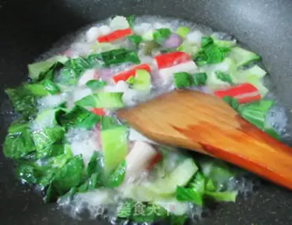 Make Crab-flavored cactus step 4