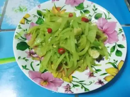 Make Fried silk step 5