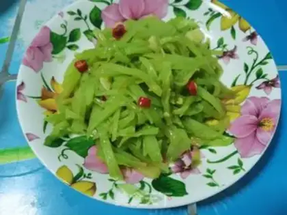 Make Fried silk step 6