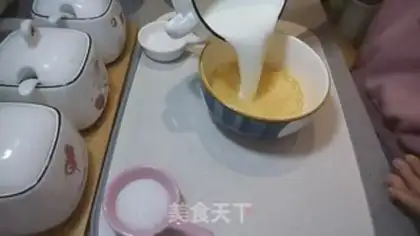 Make Milk pudding step 3