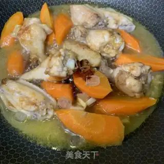 Make Carrot chicken wings step 7