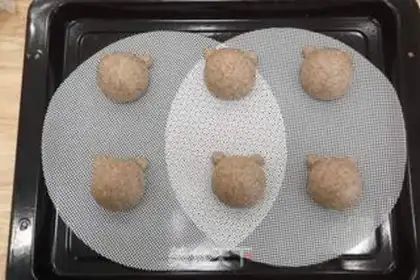 Make Black whole wheat bear bean bag step 13