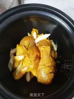 Make Family salt chicken leg step 4