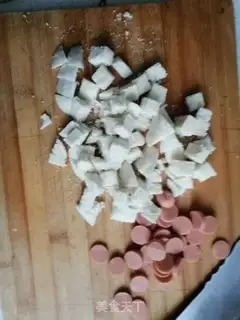 Make Scrambled sausage step 1
