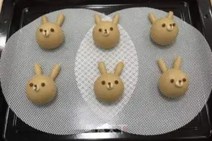 Make All wheat rabbit buns step 20