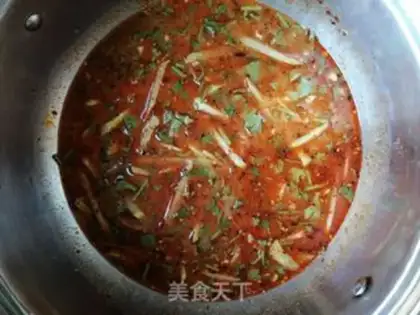 Make Sour sauce cold noodles step 6