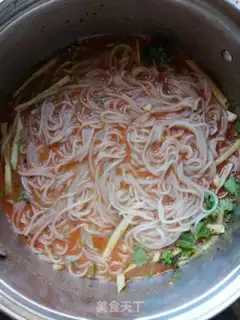 Make Sour sauce cold noodles step 7