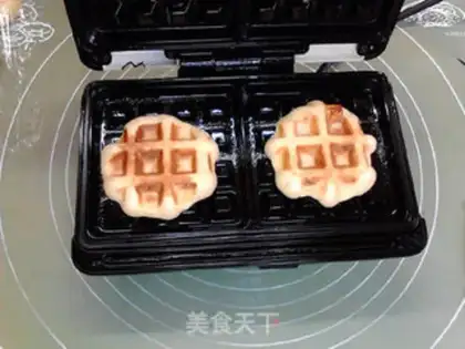 Make Cheese and potatoes with soybean waffles step 15