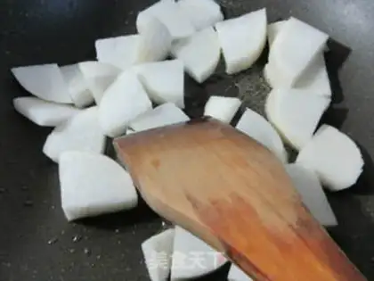 Make Fresh intestines, tofu carrots step 4