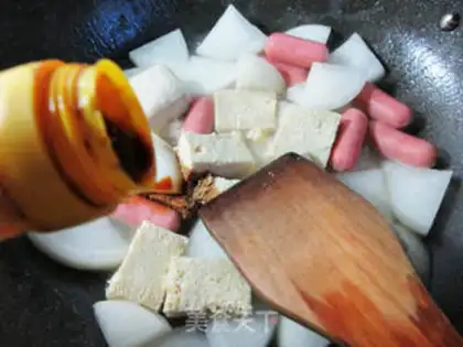 Make Fresh intestines, tofu carrots step 8