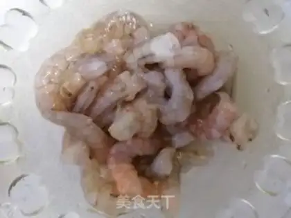 Make Shrimp tofu step 1