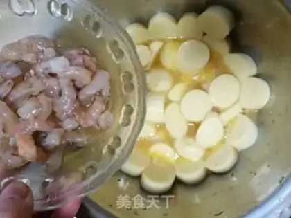 Make Shrimp tofu step 4