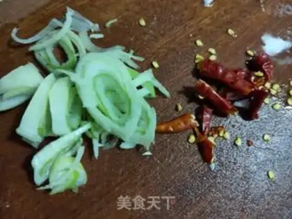 Make Spicy fan cabbage step 2