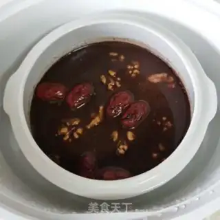 Make Peach walnut soup step 3