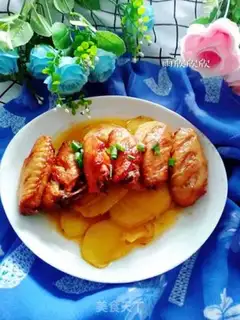 Make The red potato steams the chicken wings of Orleans step 11