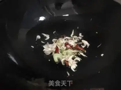 Make Spicy fan cabbage step 4