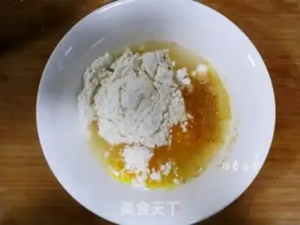 Make Black sesame egg waffles step 0