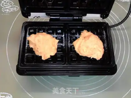 Make Belgian potato waffles step 8