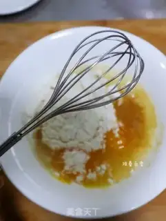 Make Black sesame egg waffles step 1