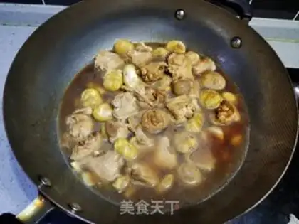 Make The chicken wings of Chestnut Mountain step 6