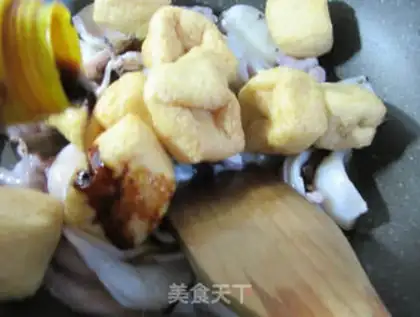 Make Tofu burn squid step 5