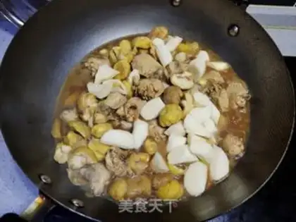 Make The chicken wings of Chestnut Mountain step 7