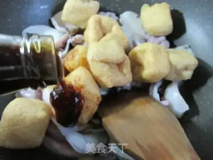 Make Tofu burn squid step 6
