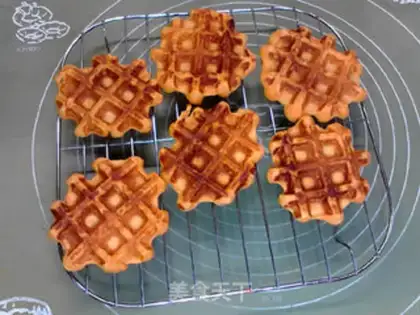 Make Belgian potato waffles step 11