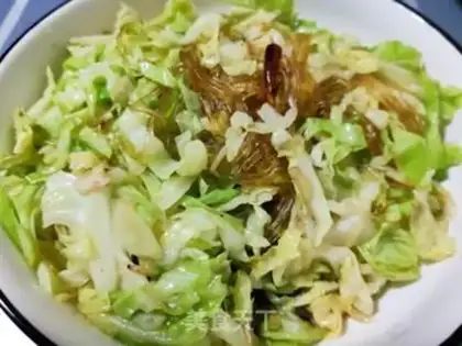 Make Spicy fan cabbage step 10