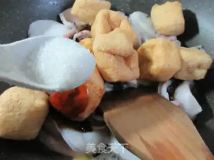Make Tofu burn squid step 8