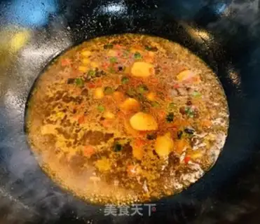 Make Pyramid tofu step 3