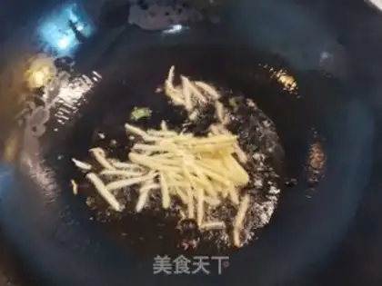 Make ♪ Duck silk with ketchup ♪ step 5