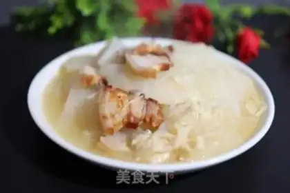 Make Five flowers for radish fan soup step 0