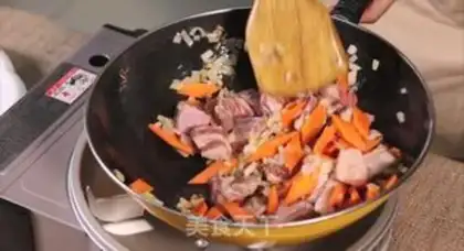Make Hands on rice step 4