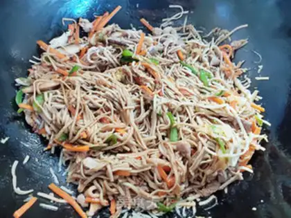 Make I used to make noodles step 10