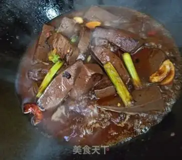 Make Hot pig blood step 7