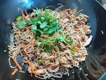 Make I used to make noodles step 11