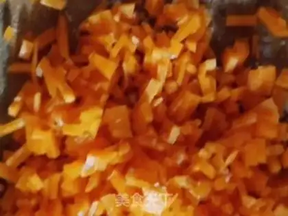 Make Carrot meat box step 4
