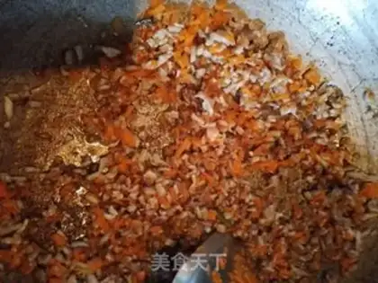 Make Carrot meat box step 6