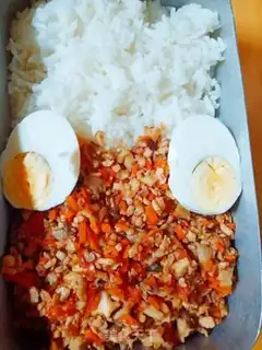 Make Carrot meat box step 7