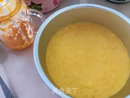 Make Pumpkin yogurt cake step 2