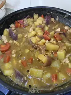 Make Curry potato chicken step 13