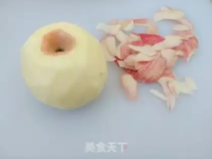 Make ♪ Sweet, red-tree apple can ♪ step 1