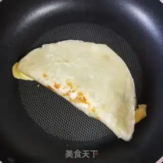 Make Egg ham pancakes step 6