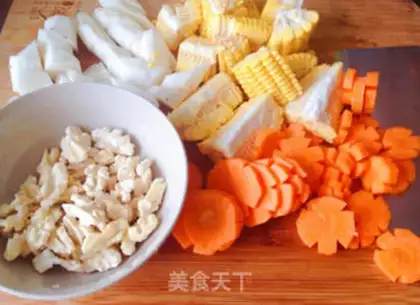 Make ♪ Mountain medicine corn chop soup ♪ step 2