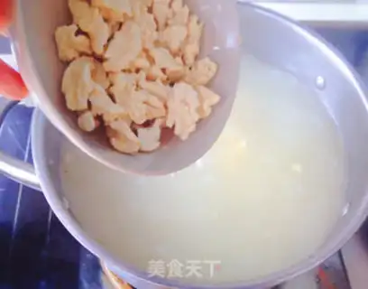 Make ♪ Mountain medicine corn chop soup ♪ step 4